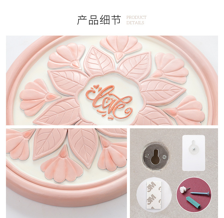 European-Style Lace Flower Wall Hanging Resin Crafts Creative Living Room Home Decoration Wall Disc Hanging Decoration Matching European-Style Lace Flower Wall Hanging Resin Crafts Creative Living Room Home Decoration Wall Disc Hanging Decoration Matching