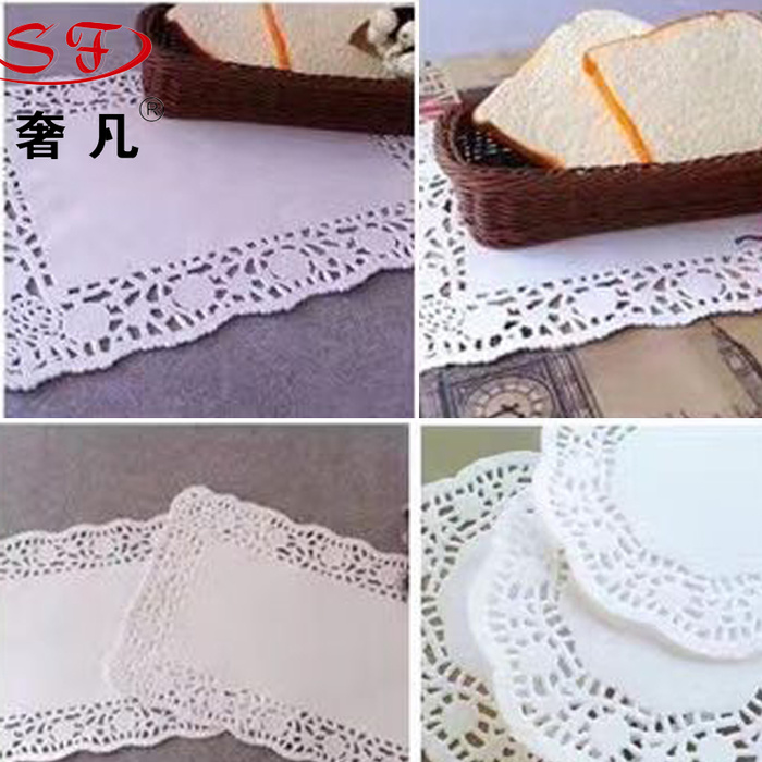 Food grade cake at the end of paper pad hollow lace paper dessert flower paper pad paper insulation pad Food grade cake at the end of paper pad hollow lace paper dessert flower paper pad paper insulation pad