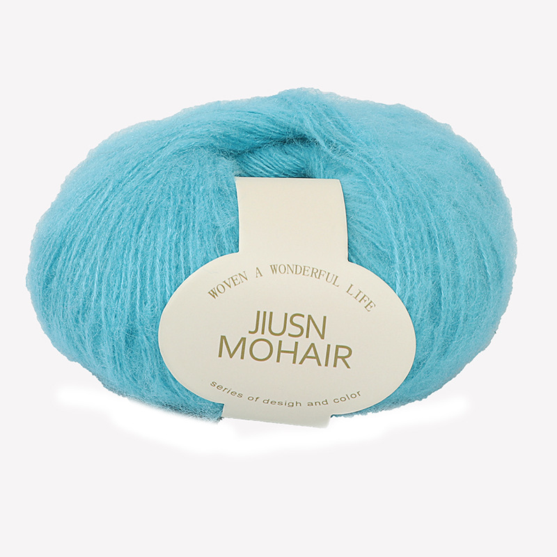 Nine-Color Bird Mohair Handmade DIY Crochet Baby Thread Fine Wool Ball Scarf Hat Sweater Thread Factory Wholesale