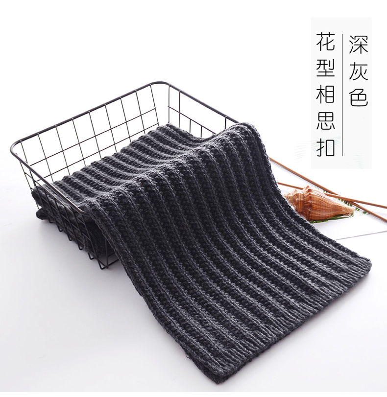 Woven Scarf Wool Hand-Woven DIY Material Package for Boyfriend Soft Scarf Beginner Cashmere Thread Wool Ball