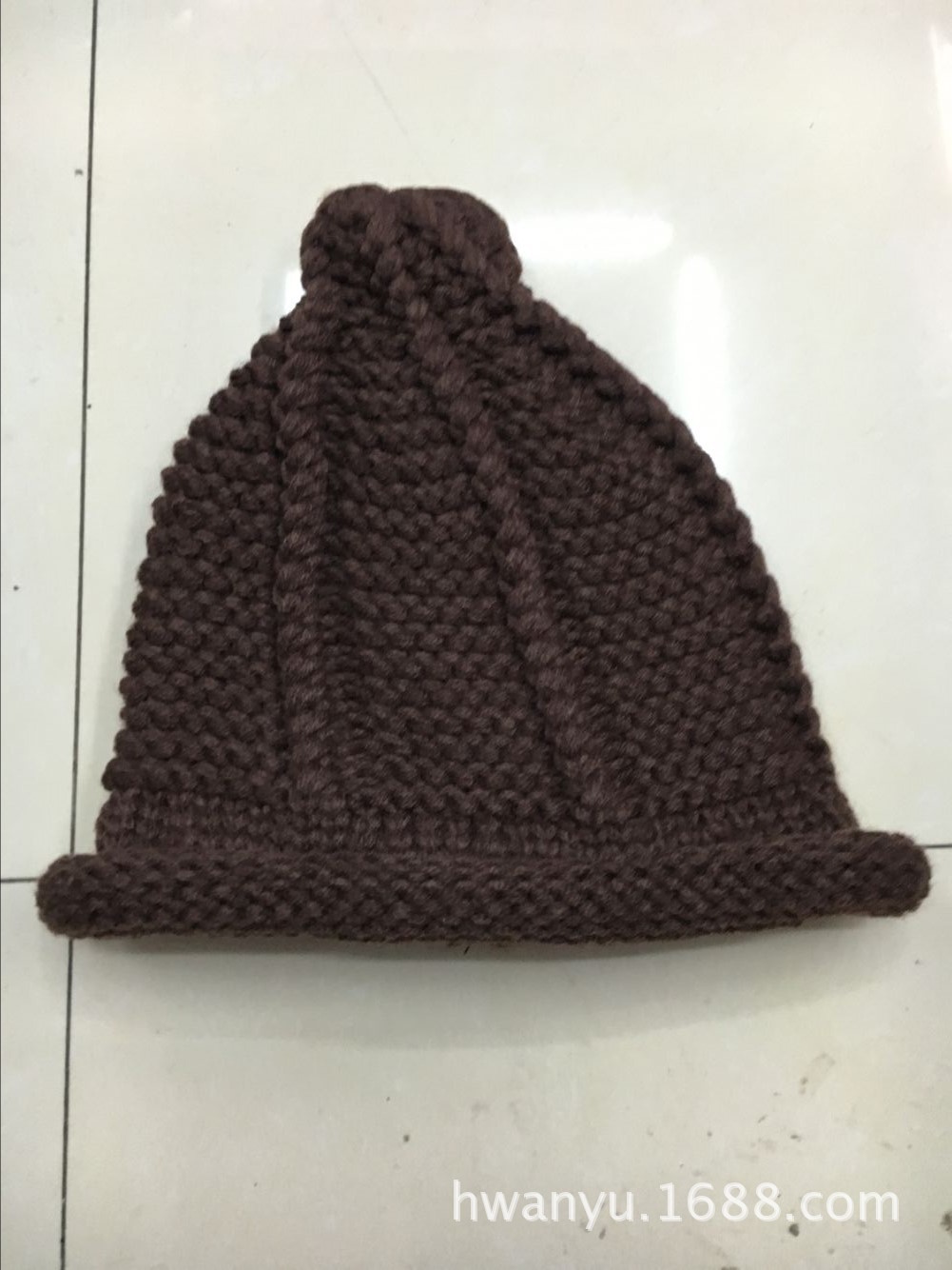 2016 Korean Style Nipple Children&#039;s Hat Wool Parent-Child Hat Thick Thread Knitted Witch Hat Woolen Knitted Hat