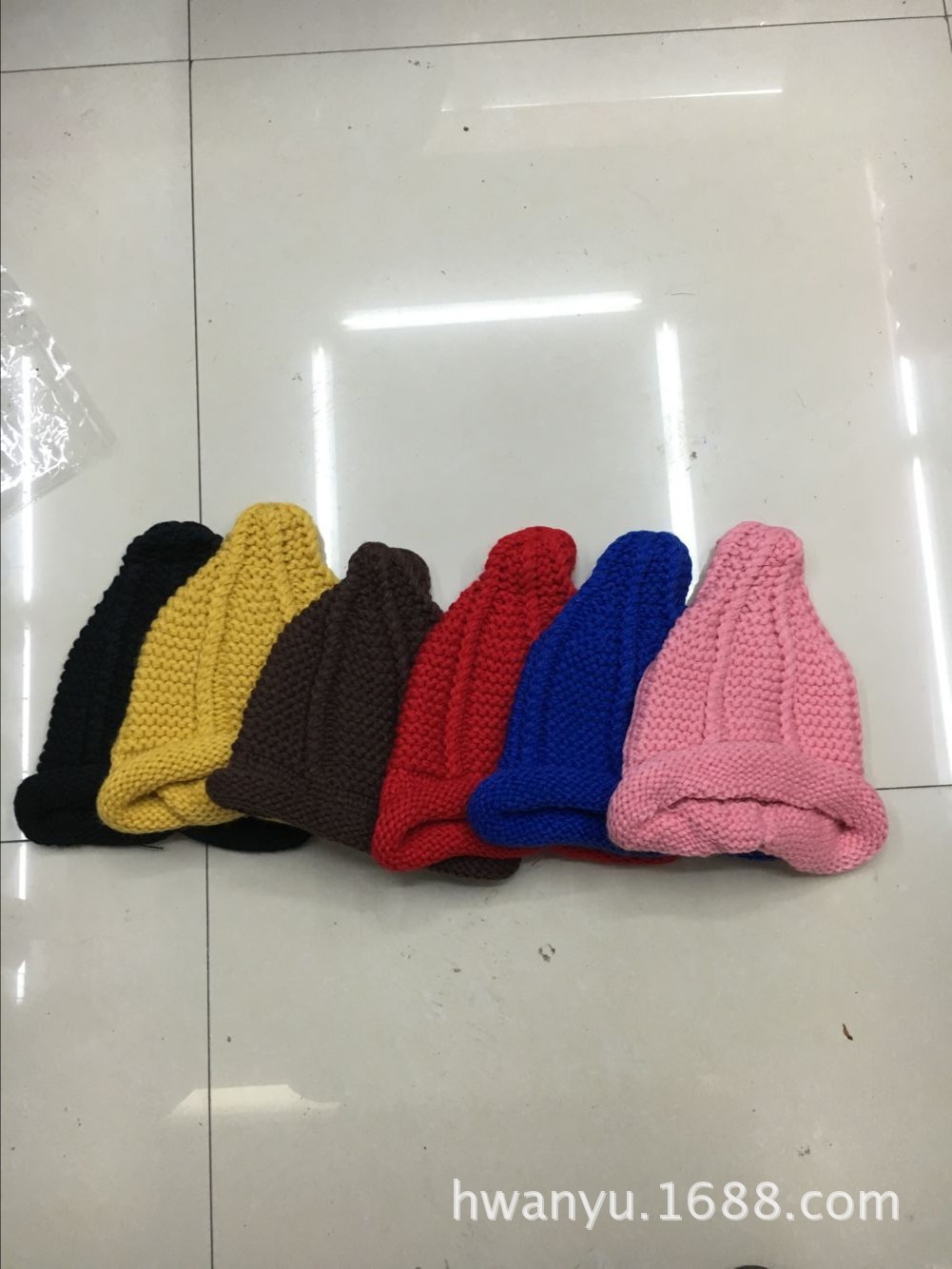 2016 Korean Style Nipple Children&#039;s Hat Wool Parent-Child Hat Thick Thread Knitted Witch Hat Woolen Knitted Hat