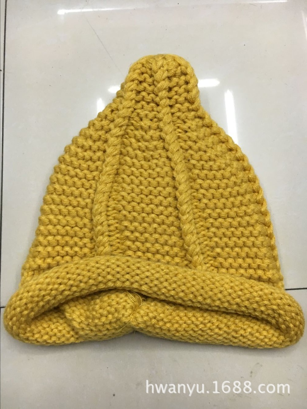 2016 Korean Style Nipple Children&#039;s Hat Wool Parent-Child Hat Thick Thread Knitted Witch Hat Woolen Knitted Hat