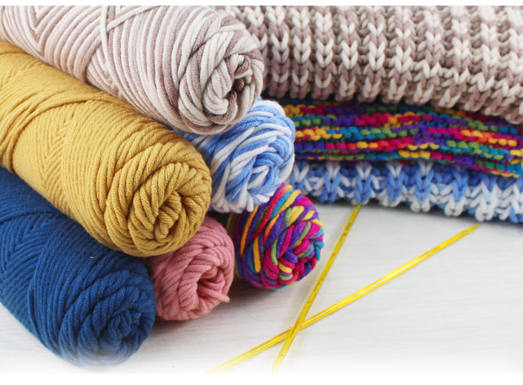 3 Groups of Free Needles 5 Groups of Free Eight-Strand Lover Cotton Hand-Woven Scarf Thread Men's and Women's Crochet Medium Thickness Wool Ball Wholesale