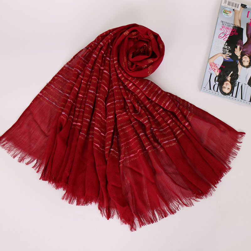 Foreign Trade Popular Style Gold Thread Wool Tassel Scarf Autumn and Winter Pure Cotton Fashion Atmospheric Embroidery Scarf VS090 Foreign Trade Popular Style Gold Thread Wool Tassel Scarf Autumn and Winter Pure Cotton Fashion Atmospheric Embroidery Scarf VS090