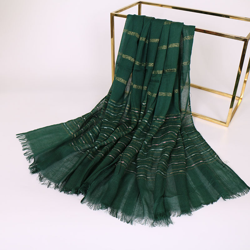 Foreign Trade Popular Style Gold Thread Wool Tassel Scarf Autumn and Winter Pure Cotton Fashion Atmospheric Embroidery Scarf VS090 Foreign Trade Popular Style Gold Thread Wool Tassel Scarf Autumn and Winter Pure Cotton Fashion Atmospheric Embroidery Scarf VS090
