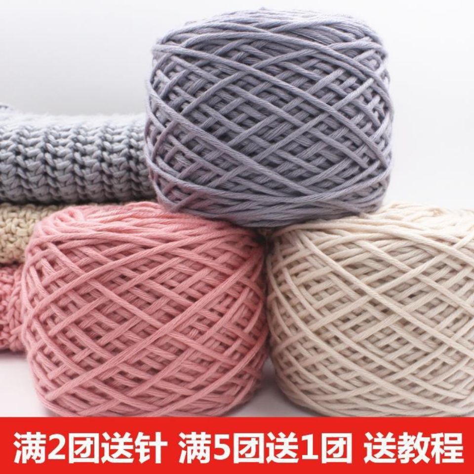 Woven Scarf Woolen Yarn Ball for Boyfriend Women&#039;s Handmade Thick DIY Self-Braiding Thread Ball Scarf Milk Lover Cotton Wool Ball