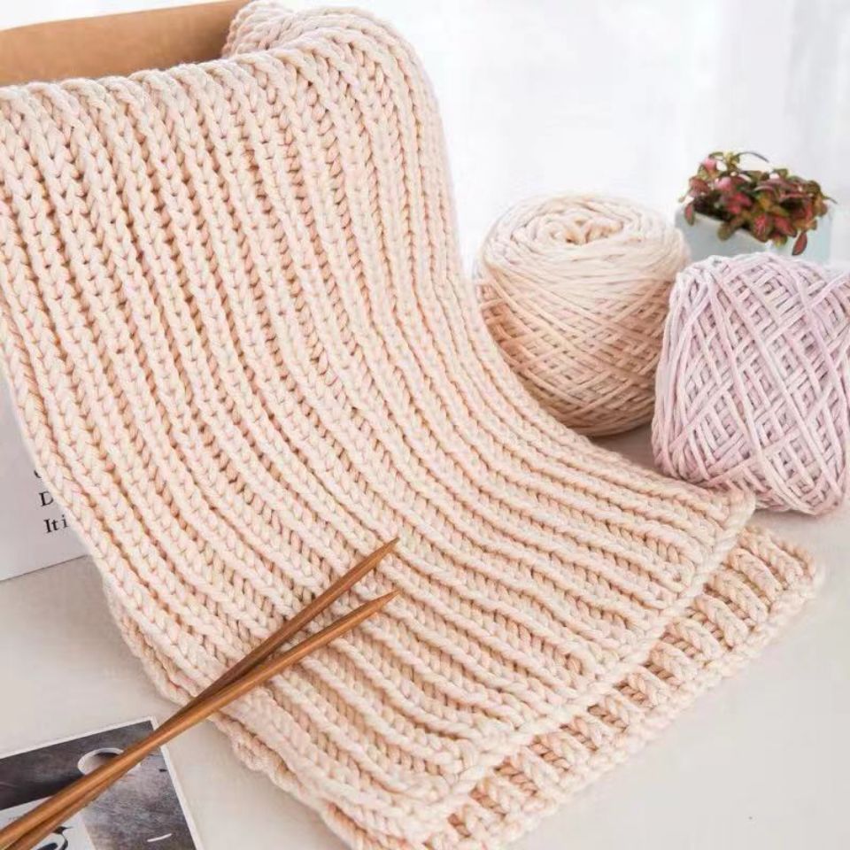 Woven Scarf Woolen Yarn Ball for Boyfriend Women&#039;s Handmade Thick DIY Self-Braiding Thread Ball Scarf Milk Lover Cotton Wool Ball