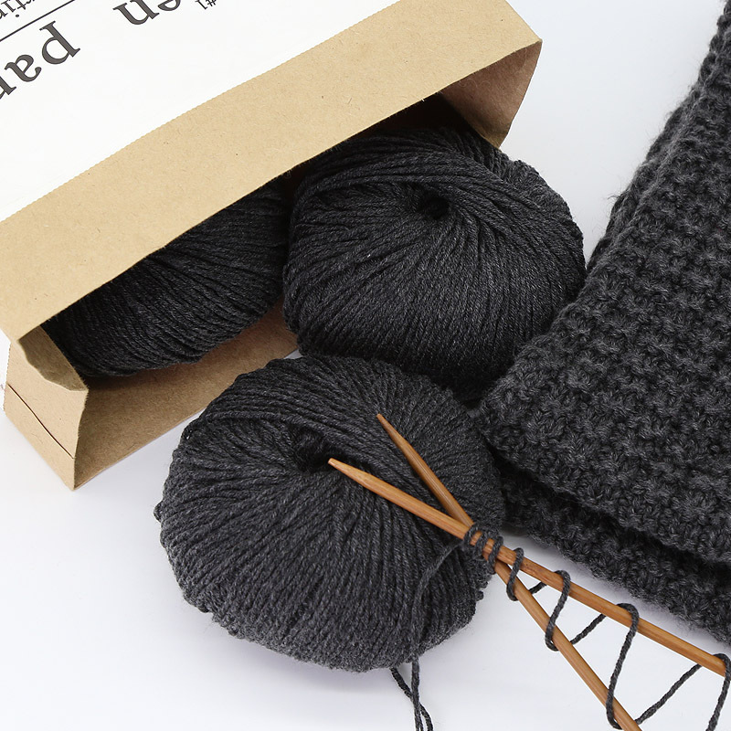 Tianshan Jiaozi Cashmere Scarf Wool Handmade DIY Woven Gift for Boyfriend Or Girlfriend Material Package Thick Thread Groups