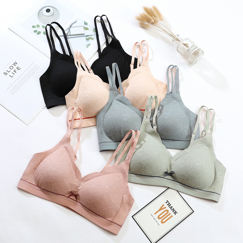 New Bra without Steel Ring Adjusting Bra Breast Holding Push up Comfort Underwear Sports Seamless Bras Spot