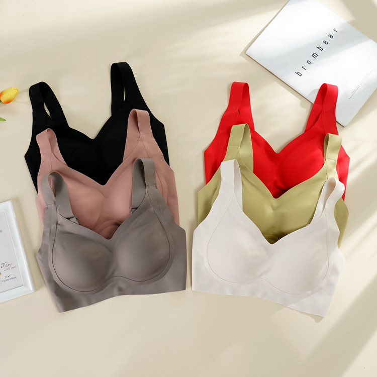 New Bra without Steel Ring Adjusting Bra Breast Holding Push up Comfort Underwear Sports Seamless Bras Spot