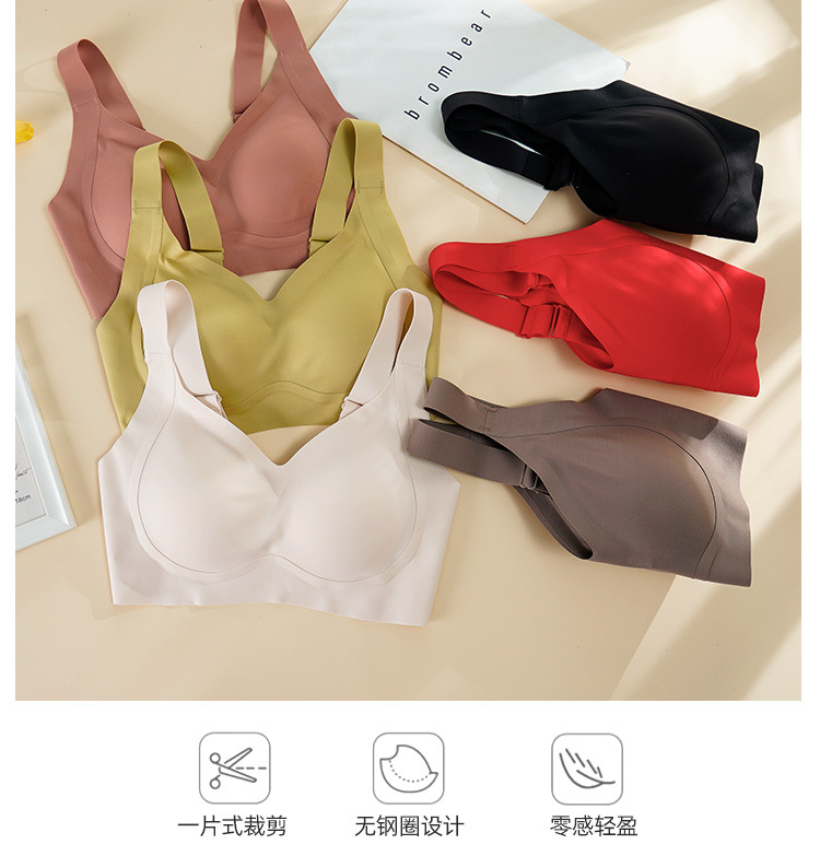 New Bra without Steel Ring Adjusting Bra Breast Holding Push up Comfort Underwear Sports Seamless Bras Spot