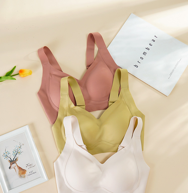 New Bra without Steel Ring Adjusting Bra Breast Holding Push up Comfort Underwear Sports Seamless Bras Spot