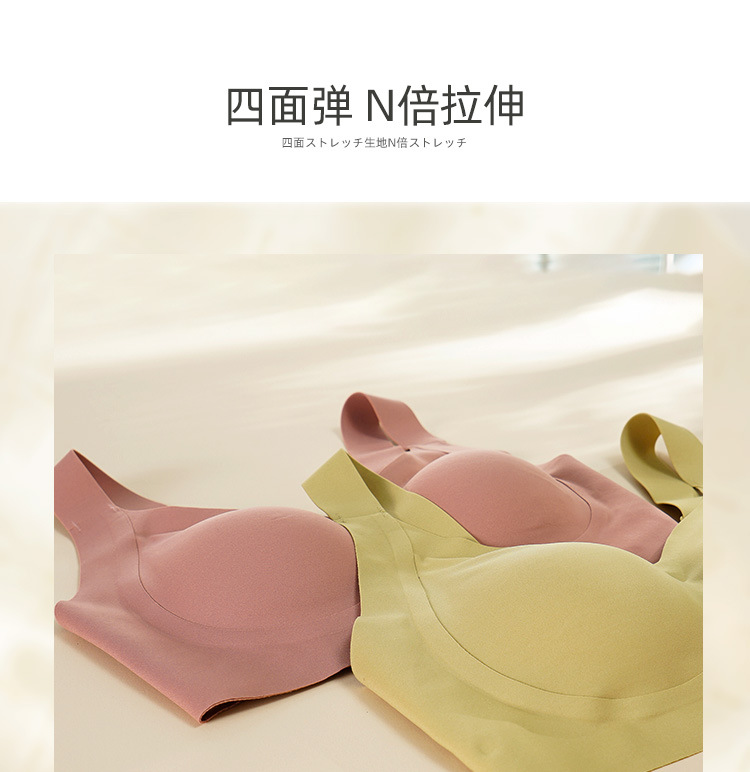 New Bra without Steel Ring Adjusting Bra Breast Holding Push up Comfort Underwear Sports Seamless Bras Spot