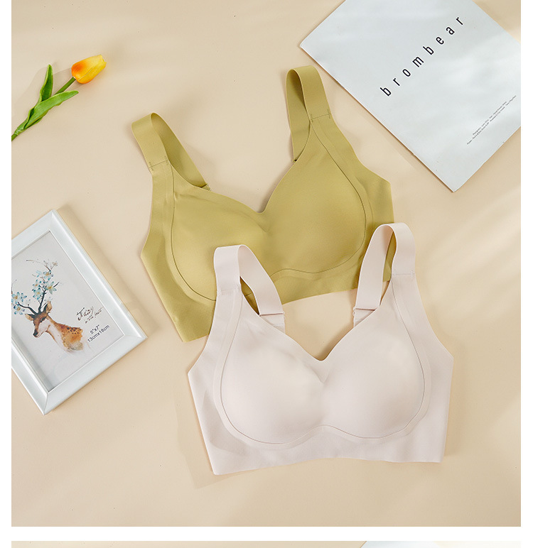 New Bra without Steel Ring Adjusting Bra Breast Holding Push up Comfort Underwear Sports Seamless Bras Spot