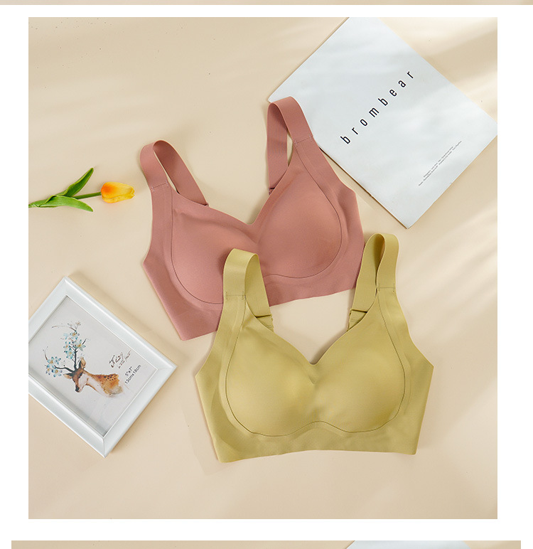 New Bra without Steel Ring Adjusting Bra Breast Holding Push up Comfort Underwear Sports Seamless Bras Spot