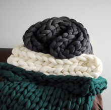 Amazon Nordic Coarse Yarn Hand Woven Blanket Blanket Knitted Blanket Wool Blanket Sofa Blanket Thick Thread Blanket Amazon Nordic Coarse Yarn Hand Woven Blanket Blanket Knitted Blanket Wool Blanket Sofa Blanket Thick Thread Blanket