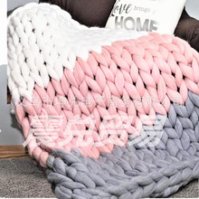 Amazon Nordic Coarse Yarn Hand Woven Blanket Blanket Knitted Blanket Wool Blanket Sofa Blanket Thick Thread Blanket Amazon Nordic Coarse Yarn Hand Woven Blanket Blanket Knitted Blanket Wool Blanket Sofa Blanket Thick Thread Blanket