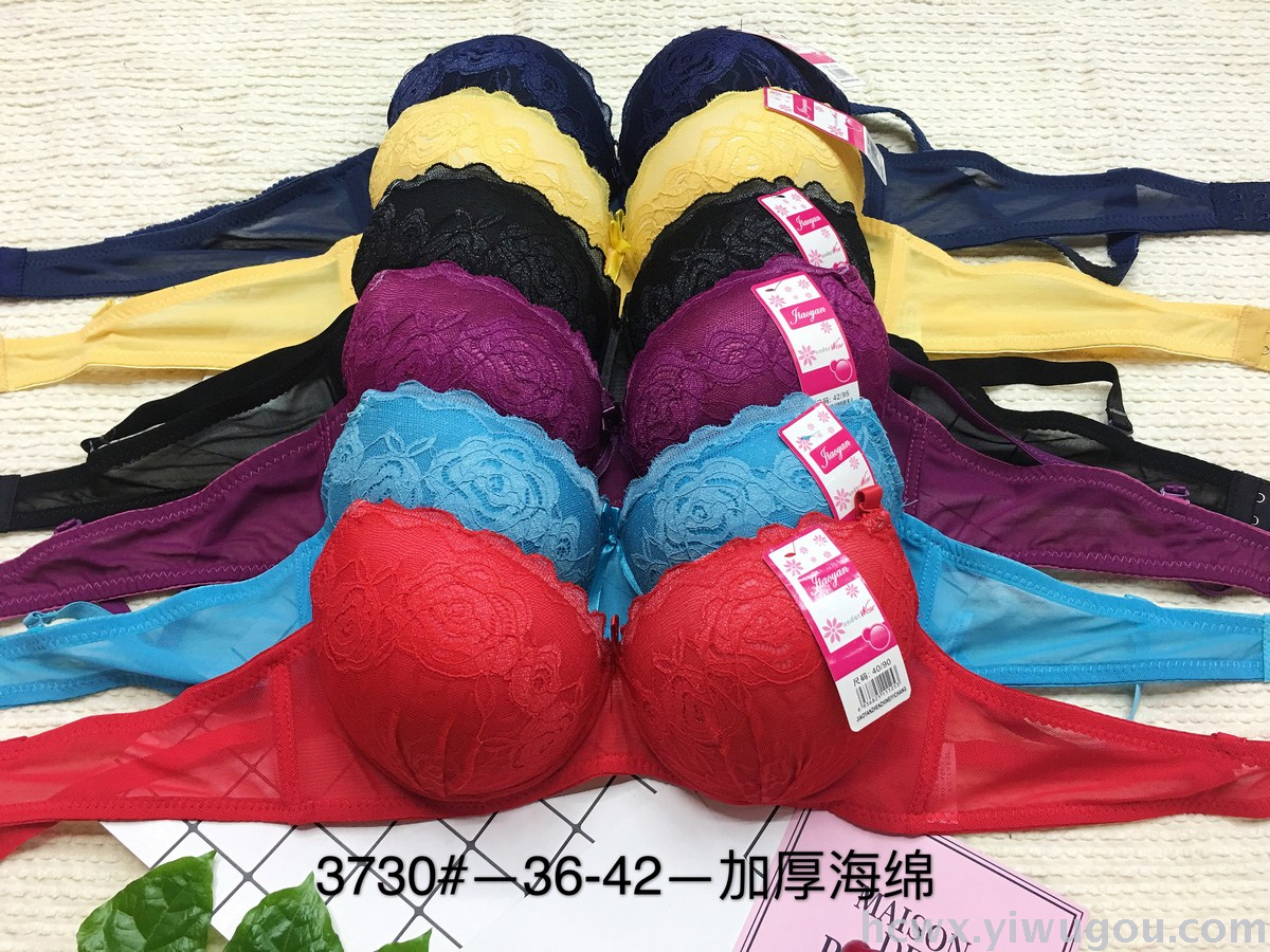 Roses lace lace thicken bra women 's underwear bras export in Southeast America africa