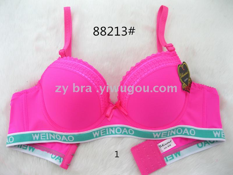 European and American multi-colored women bras lingerie spot bra manufacturers direct sales.