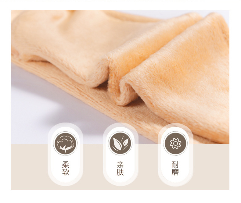 Autumn and Winter Adult Thermal Middle Tube Snow Socks plus Velvet Thickened Women's Socks Children Room Socks Stall Supply Wholesale