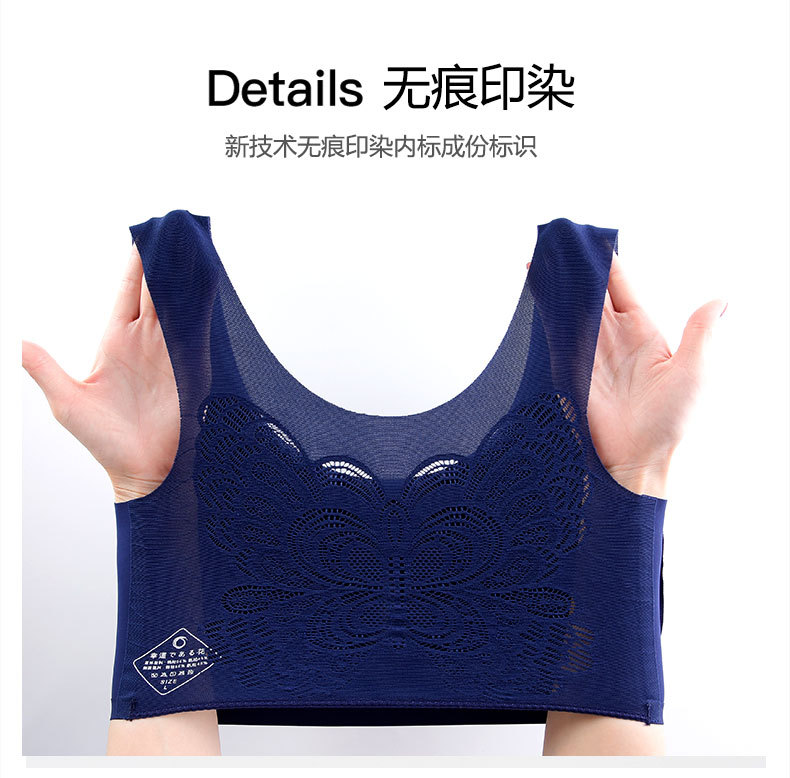 Thin plus Size Vest-Style Seamless Bras Fat mm Sleep Sports Casual Beauty Back Underwear Gathered Breast Holding Bra Thin plus Size Vest-Style Seamless Bras Fat mm Sleep Sports Casual Beauty Back Underwear Gathered Breast Holding Bra