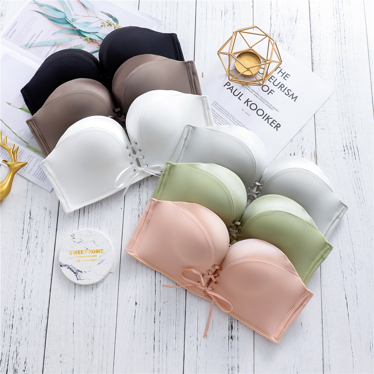 New Glossy Drawstring Wireless Push up Bras Small Chest Seamless Adjusting Girl Lingerie Set Bra Non-Slip New Glossy Drawstring Wireless Push up Bras Small Chest Seamless Adjusting Girl Lingerie Set Bra Non-Slip