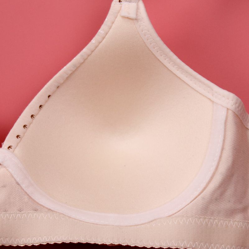 Knitted Printed Wireless Underwear Push up Bras Thin Cup Adjustable Sexy Women&#039;s Bra Shantou Manufacturers Direct Wholesale