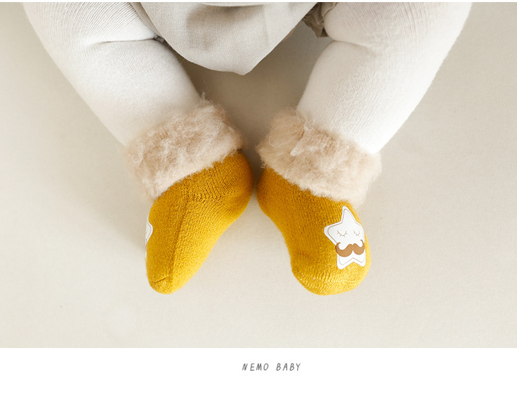 New Style for Autumn and Winter Brushed and Thick Baby Socks Cartoon Boots N Baby Socks 0135 Years Old Children's Socks New Style for Autumn and Winter Brushed and Thick Baby Socks Cartoon Boots N Baby Socks 0135 Years Old Children's Socks
