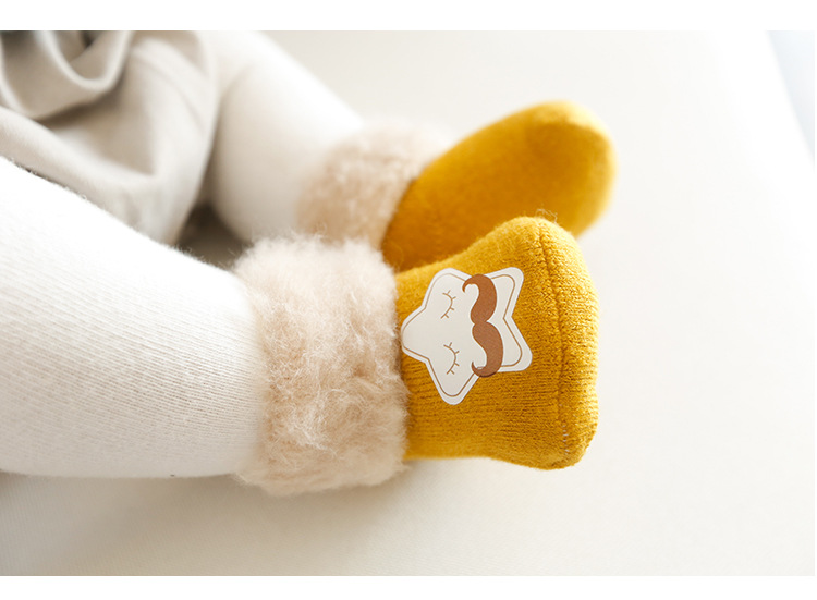 New Style for Autumn and Winter Brushed and Thick Baby Socks Cartoon Boots N Baby Socks 0135 Years Old Children's Socks New Style for Autumn and Winter Brushed and Thick Baby Socks Cartoon Boots N Baby Socks 0135 Years Old Children's Socks