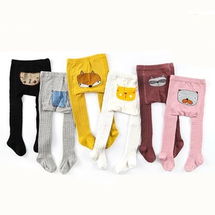 Spring and Autumn 2020 new children's tights combed cotton cartoon one-piece baby socks doll leggings Spring and Autumn 2020 new children's tights combed cotton cartoon one-piece baby socks doll leggings