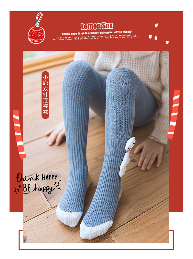 Spring and Autumn 2020 new children's tights combed cotton cartoon one-piece baby socks doll leggings Spring and Autumn 2020 new children's tights combed cotton cartoon one-piece baby socks doll leggings