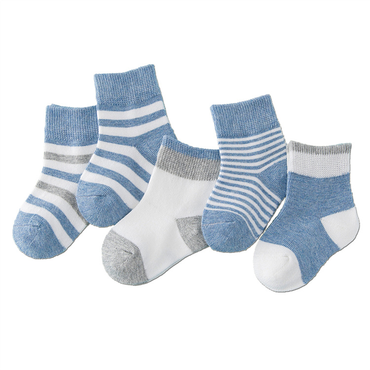 Socks Autumn and Winter Cotton Striped Children&#039;s Socks Boys and Girls Spring and Autumn Tube Baby Socks Baby New Whole