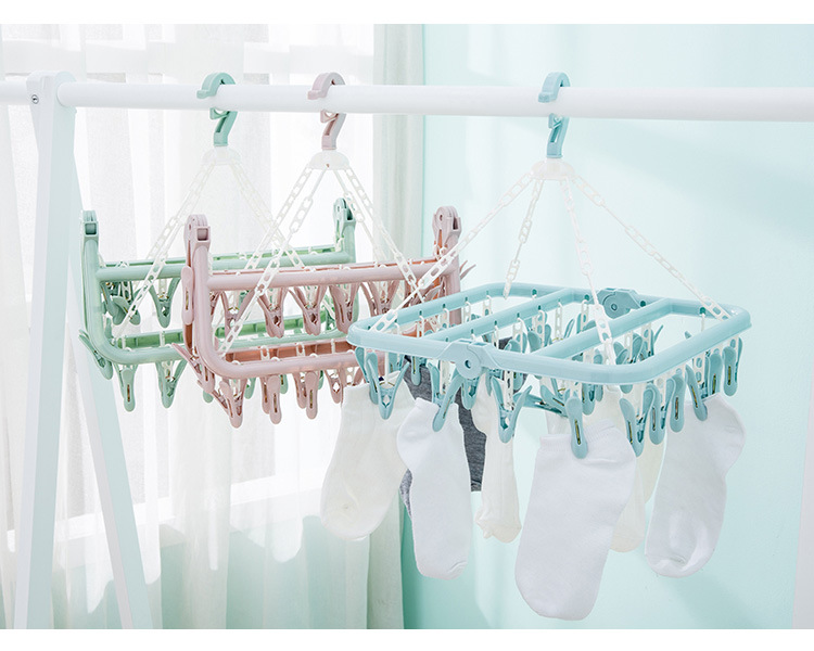 Clothes Hanger Adult Plastic MultiClip Children Baby Socks Rack Hanging Household Hanger Windproof Clothes Hanger Clothes Hanger Adult Plastic MultiClip Children Baby Socks Rack Hanging Household Hanger Windproof Clothes Hanger