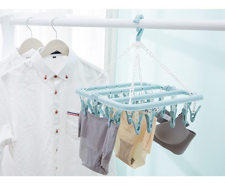 Clothes Hanger Adult Plastic MultiClip Children Baby Socks Rack Hanging Household Hanger Windproof Clothes Hanger Clothes Hanger Adult Plastic MultiClip Children Baby Socks Rack Hanging Household Hanger Windproof Clothes Hanger