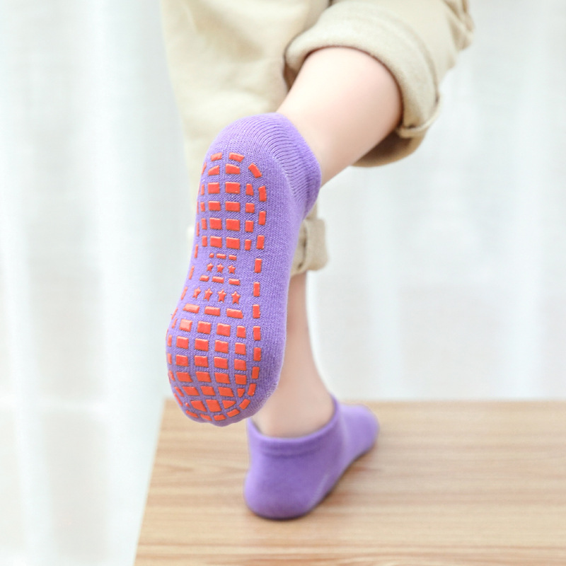 2020 Summer Children&#039;s Socks Baby Floor Socks Non-Slip Socks Children&#039;s Trampoline Socks Adult Yoga Socks Wholesale