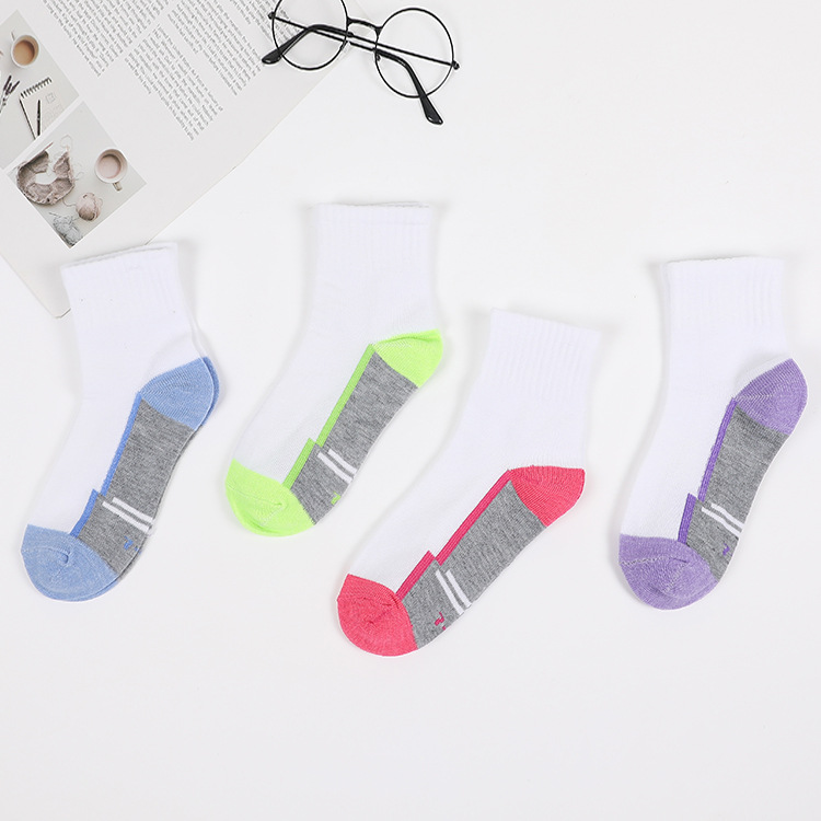 New Foreign Trade Color Parallel Bars Children-Adult Full Series Two Sides Socks Students&#039; Socks Customized