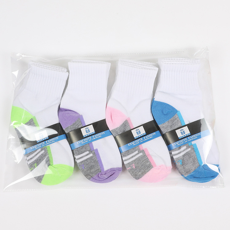 New Foreign Trade Color Parallel Bars Children-Adult Full Series Two Sides Socks Students&#039; Socks Customized