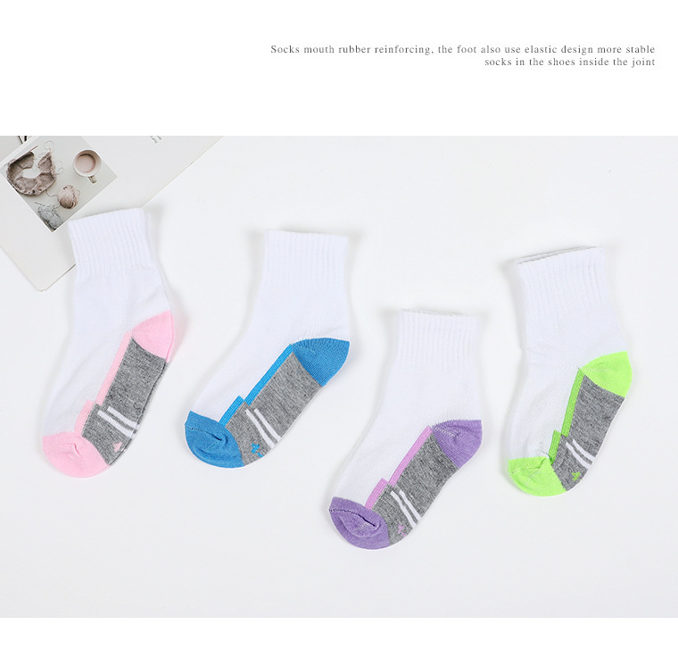 New Foreign Trade Color Parallel Bars Children-Adult Full Series Two Sides Socks Students' Socks Customized