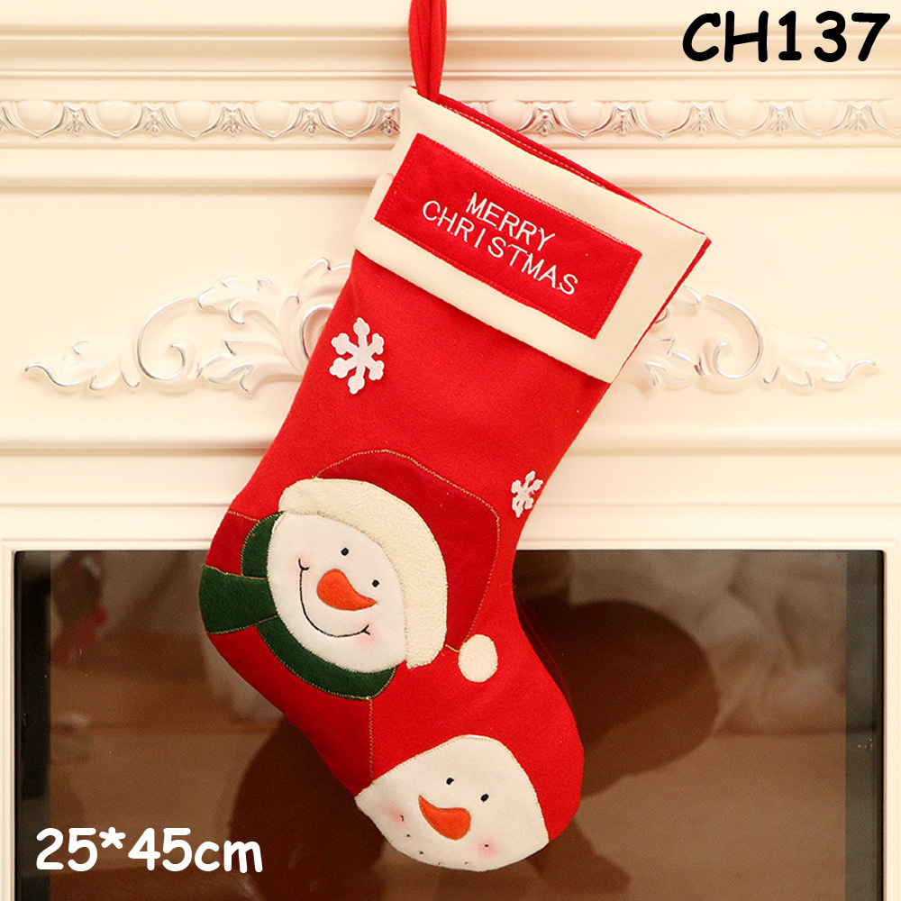Christmas Gift Pendant Children's Candy Bag Gift Bag Large Christmas Stocking Gift Bag Elderly Socks Decorative Socks Christmas Gift Pendant Children's Candy Bag Gift Bag Large Christmas Stocking Gift Bag Elderly Socks Decorative Socks