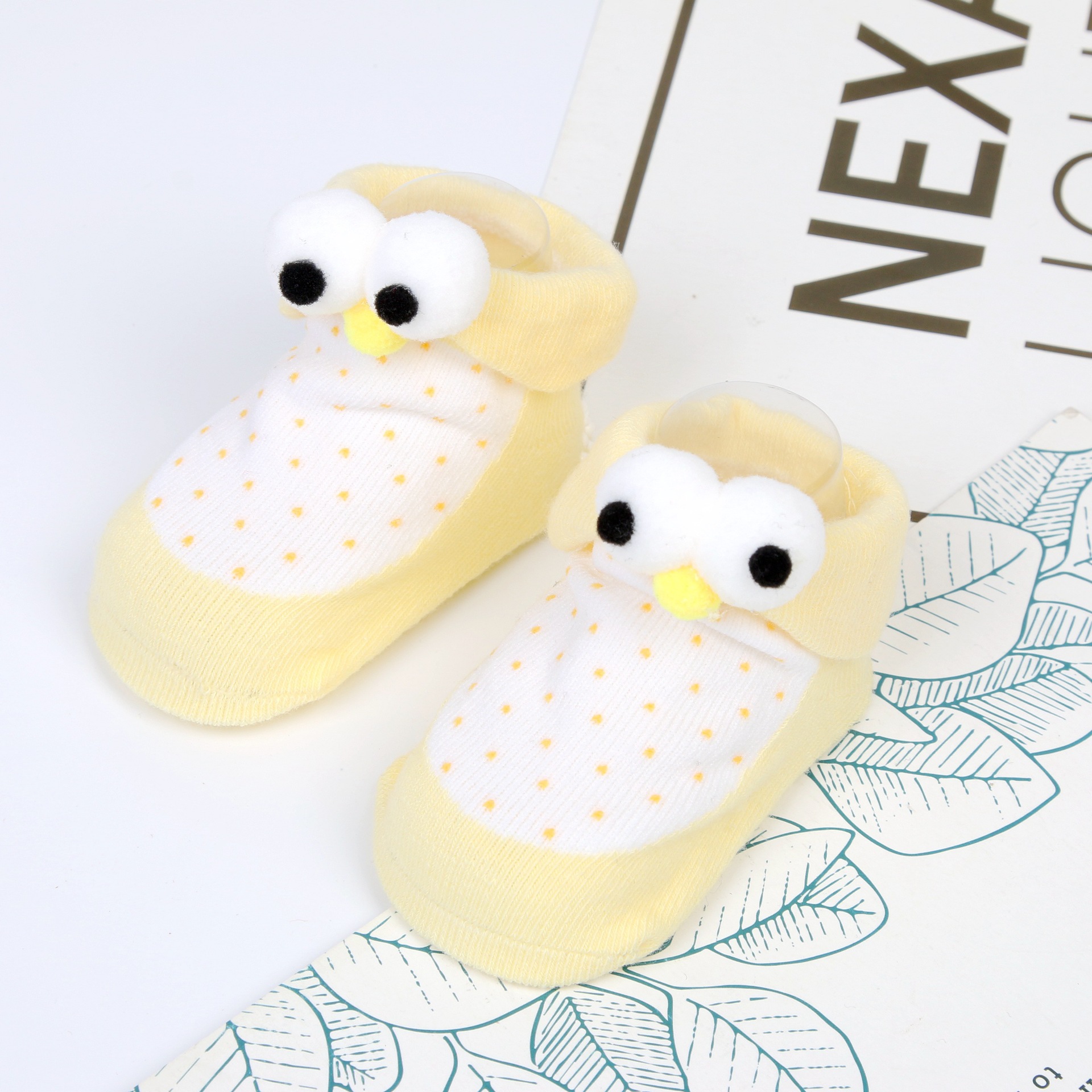 Autumn and winter new rubber anti - slip pure cotton children's socks baby cartoon floor socks wholesale