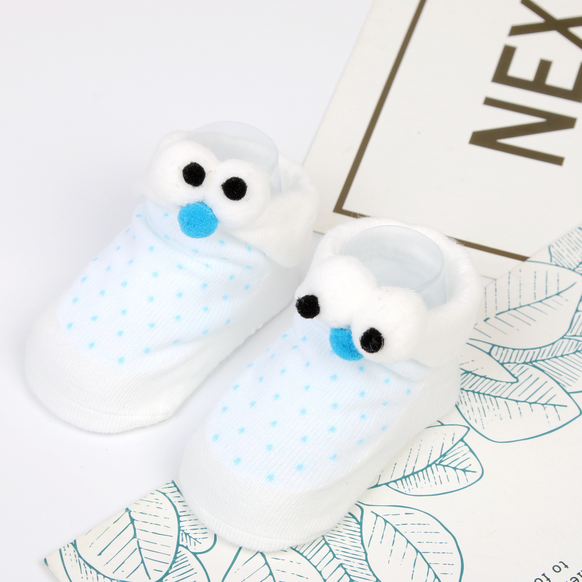 Autumn and winter new rubber anti - slip pure cotton children's socks baby cartoon floor socks wholesale