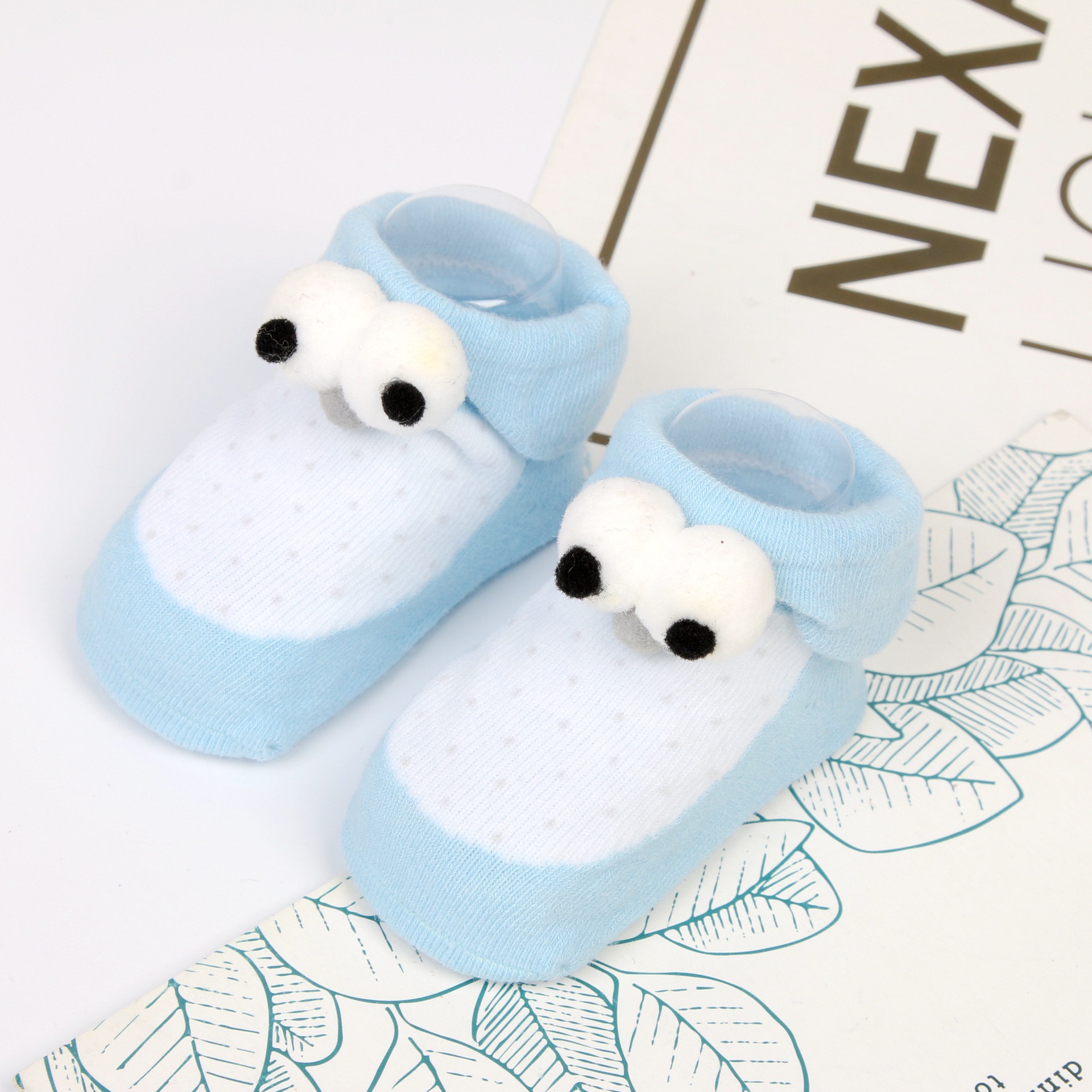 Autumn and winter new rubber anti - slip pure cotton children's socks baby cartoon floor socks wholesale