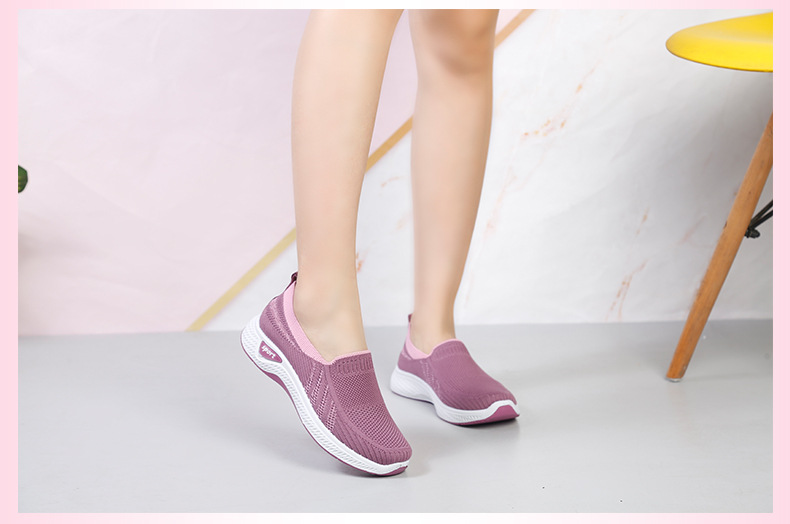 Flying Woven Socks Women's Shoes Casual Shoes Soft Bottom MiddleAged and Elderly Mom Shoes Foreign Trade Pumps Women's Flying Woven Socks Women's Shoes Casual Shoes Soft Bottom MiddleAged and Elderly Mom Shoes Foreign Trade Pumps Women's