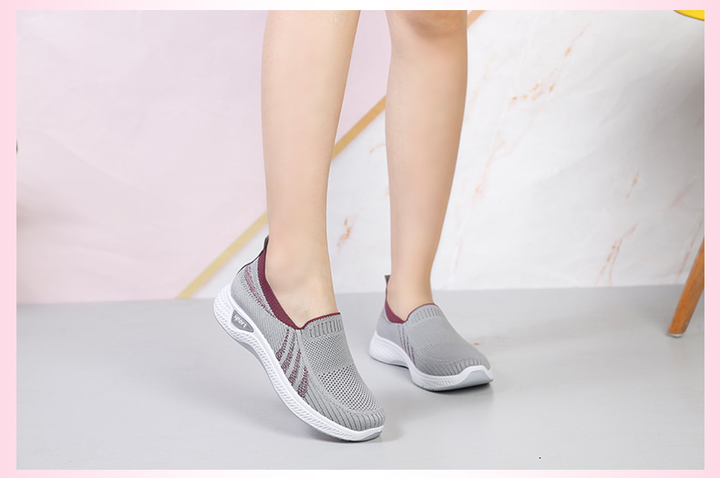 Flying Woven Socks Women's Shoes Casual Shoes Soft Bottom MiddleAged and Elderly Mom Shoes Foreign Trade Pumps Women's Flying Woven Socks Women's Shoes Casual Shoes Soft Bottom MiddleAged and Elderly Mom Shoes Foreign Trade Pumps Women's