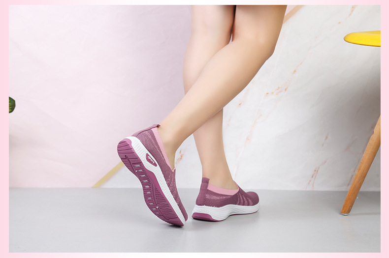 Flying Woven Socks Women's Shoes Casual Shoes Soft Bottom MiddleAged and Elderly Mom Shoes Foreign Trade Pumps Women's Flying Woven Socks Women's Shoes Casual Shoes Soft Bottom MiddleAged and Elderly Mom Shoes Foreign Trade Pumps Women's
