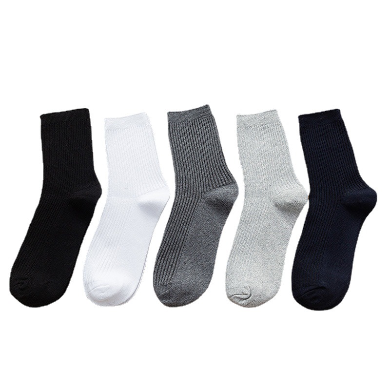 Socks Men and Women Pure Color Low-Cut Liners Socks Tube Socks Japanese Live Streaming Welfare Autumn and Winter Stall Supply Invisible Socks Men&#039;s Socks