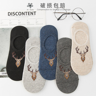 socks Mid Tube Stockings Korean Style Women's All Cotton Socks Cute Cartoon Bear Lady Long Socks Factory Wholesale