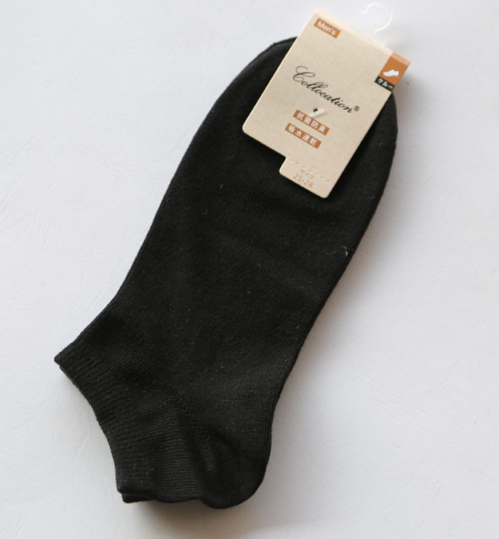 New spring/summer 2013 plain cotton flat female boat socks socks socks black white grey