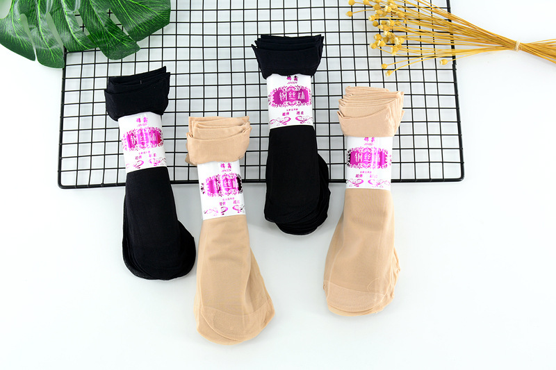 1110 Factory Direct Sales Summer Women's Short Stockings Milk Silk Reinforcement Steel Wire Stocking One Piece Dropshipping
